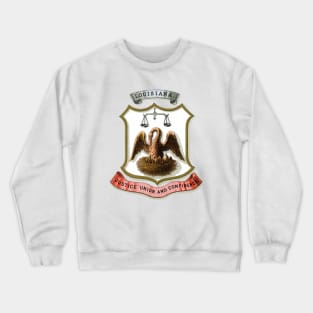 1876 Louisiana Coat of Arms Crewneck Sweatshirt